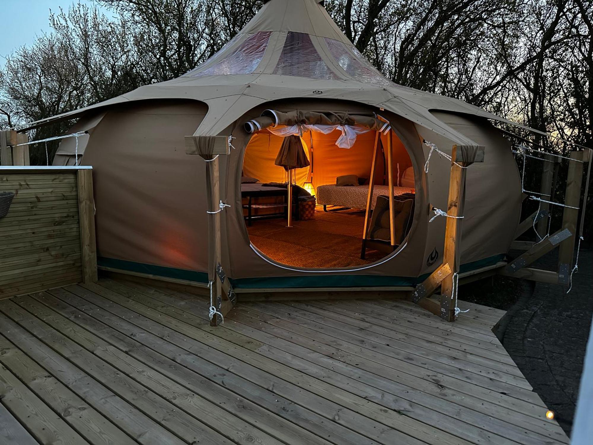 Romantic Luxus Glamping 1 Idestrup Exterior photo